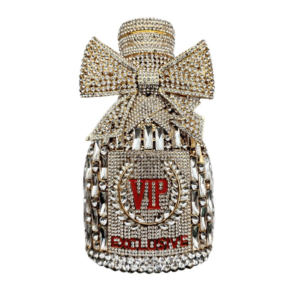 Luxury Bags Affordable - Bouteille de Champagne avec nœud, sac