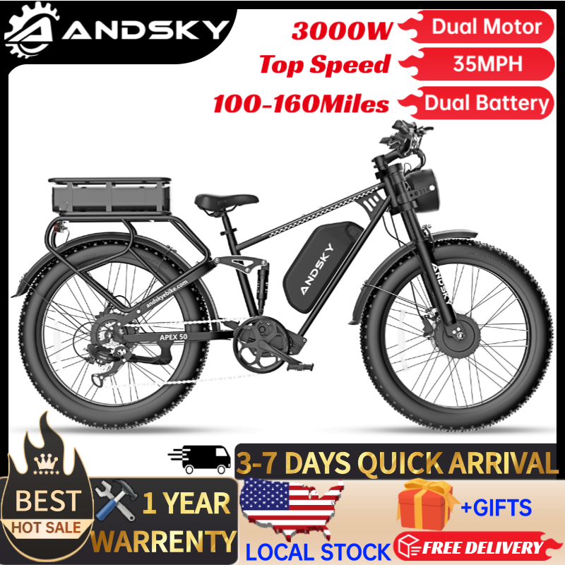 Luxury Bags On Sales - Vélo électrique tout-terrain ANDSKY Apex50 AWD