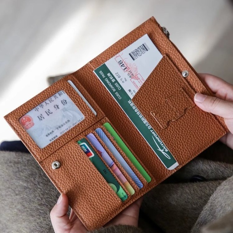 Porte-passeport en cuir couvre - Wristlet Wallet Zipper avis et prix