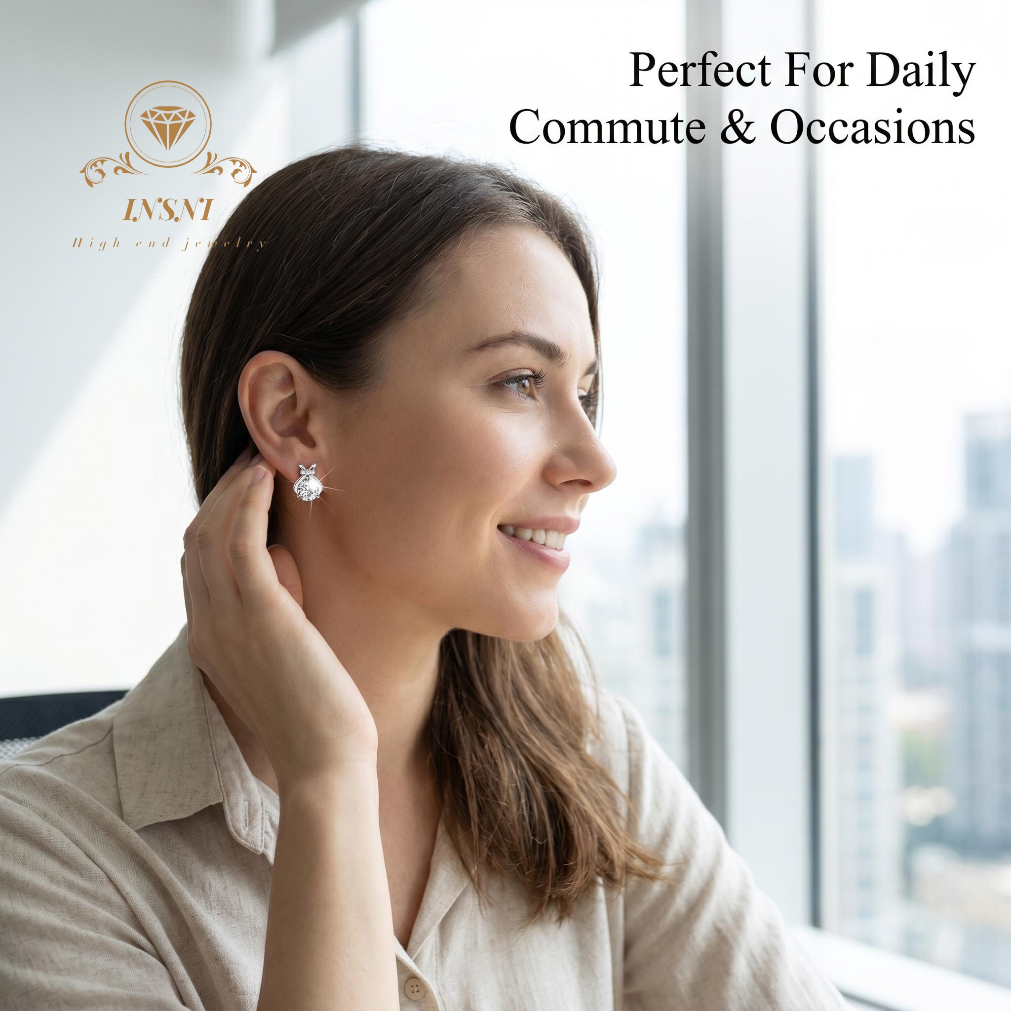 Boucles d'oreilles S925 en arg - Luxury Bags Affordable avis et prix