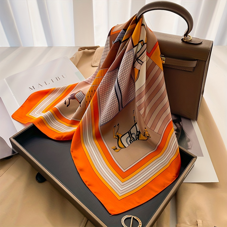 Foulard Carré en Satin Doux po - Luxury Bags Office avis et prix