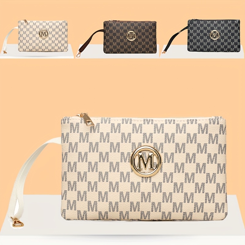 Pochette pour femme avec impri - Wristlet Wallet Zipper avis et prix