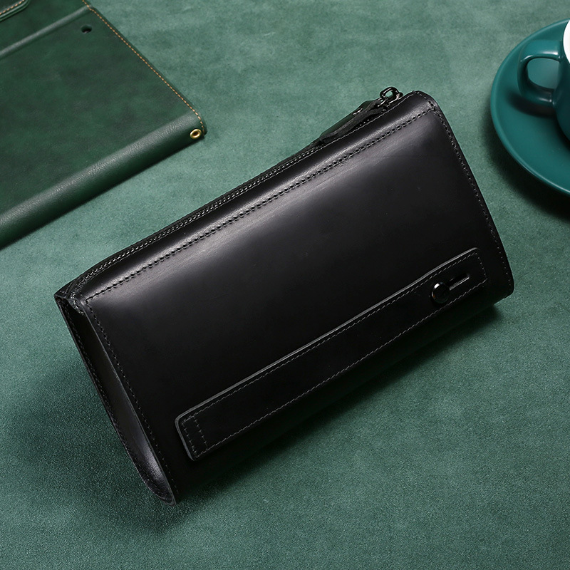Pochette longue pour homme, sa - Wristlet Wallet Zipper avis et prix