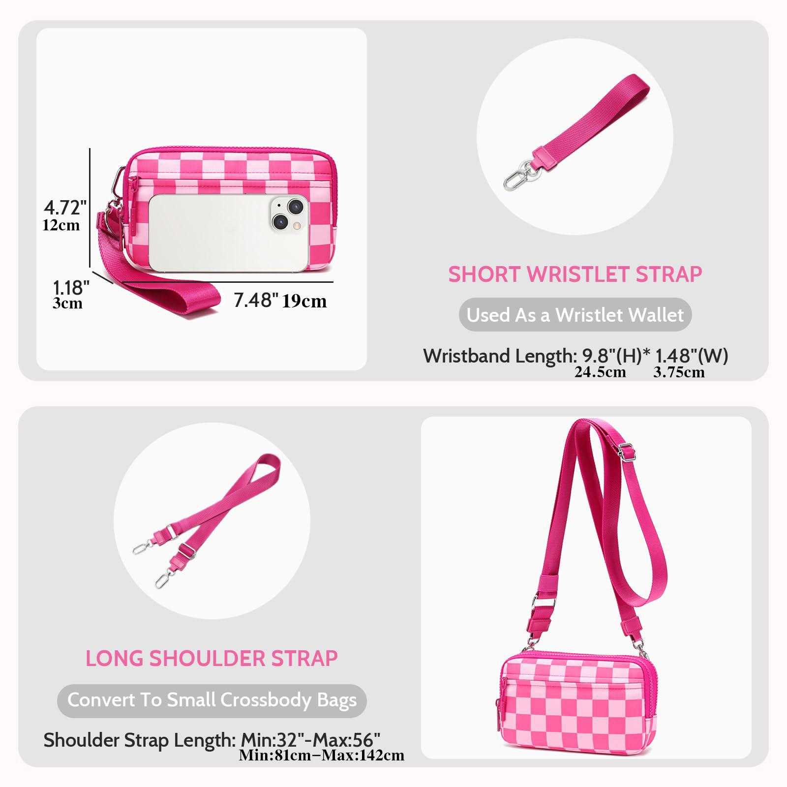 [Portefeuille-bracelet DOYOGI] - Wristlet Wallet Zipper avis et prix