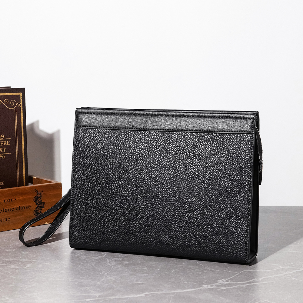 Nouveaux hommes pochettes sacs - Wristlet Wallet Zipper avis et prix