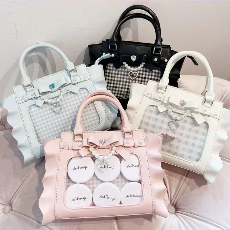 Harajuku carré rose Ita sac fe - Wristlet Wallet Zipper avis et prix