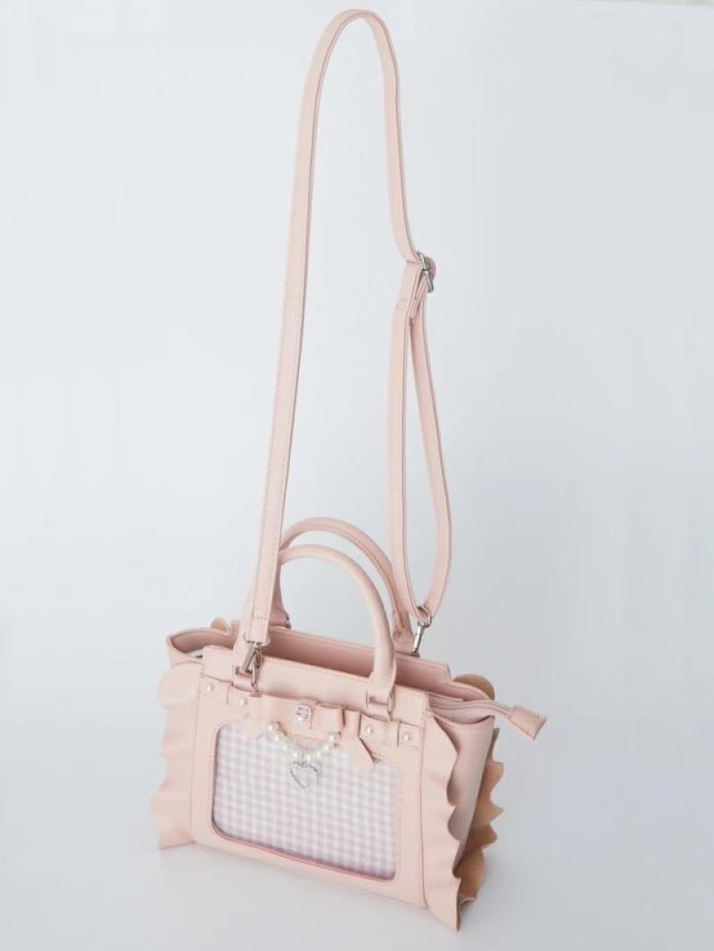 Harajuku carré rose Ita sac fe - Wristlet Wallet Zipper avis et prix